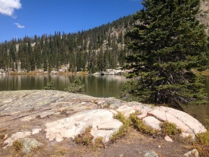 Mountain lake Colorado